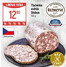 Globus Tlačenka světlá Globus nabídka