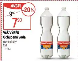 Globus VÁŠ VÝBĚR Ochucená voda nabídka