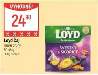 Globus LOYD ČAJ nabídka