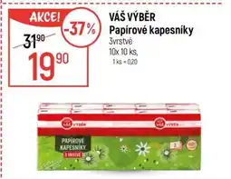 Globus Váš výběr Papírové kapesníky nabídka