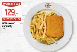 Globus Smažený sýr s hranolky nabídka