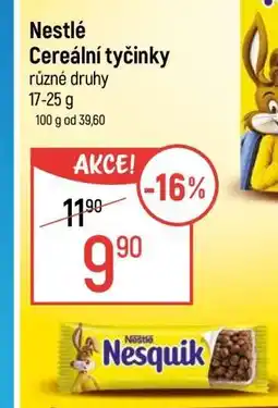 Globus Nestlé Cereální tyčinky nabídka