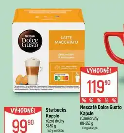 Globus Nescafé Dolce Gusto kapsle nabídka