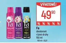 Globus Fa deodorant nabídka