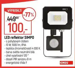 Globus LED reflektor SIMPO nabídka