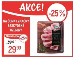 Globus Šunky značky Beskydské uzeniny nabídka