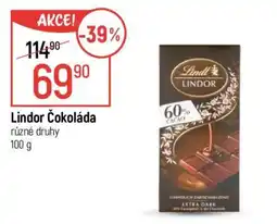 Globus Lindor čokoláda nabídka