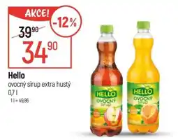 Globus Hello Ovocný sirup extra hustý nabídka