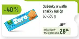Globus Sušenky a wafle značky Gullón nabídka