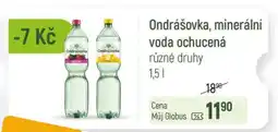 Globus ONDRÁŠOVKA Minerální voda ochucená nabídka