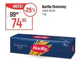 Globus Barilla těstoviny nabídka