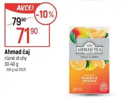 Globus Ahmad čaj nabídka