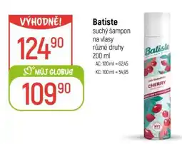 Globus Batiste suchý šampon na vlasy, různé druhy, 200 ml nabídka
