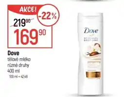 Globus Dove tělové mléko nabídka