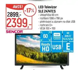 Globus Led televizor SLE 2474TCS nabídka