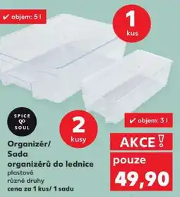 Kaufland Organizér/ Sada organizérů do lednice nabídka