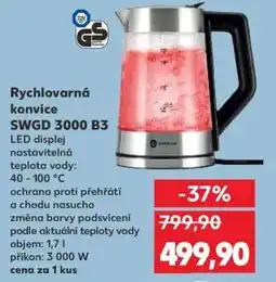 Kaufland Rychlovarná konvice SWGD 3000 B3 nabídka