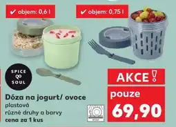Kaufland Dóza na jogurt/ovoce nabídka