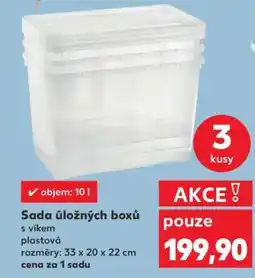 Kaufland Sada úložných boxů nabídka