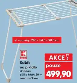 Kaufland SUŠÁK NA PRÁDLO nabídka