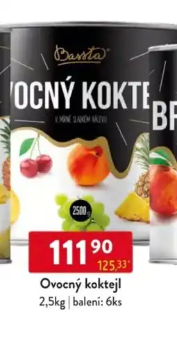 Qanto Bassta Ovocný koktejl nabídka