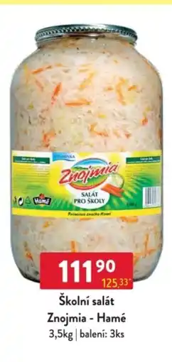 Qanto Školní salát Znojmia - Hamé nabídka