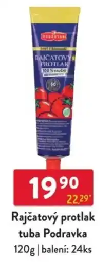 Qanto Rajčatový protlak tuba Podravka nabídka