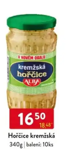 Qanto Hořčice kremžská nabídka