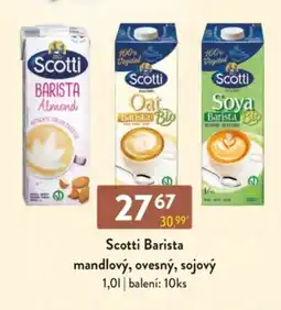 Qanto Scotti Barista mandlový, ovesný, sojový nabídka