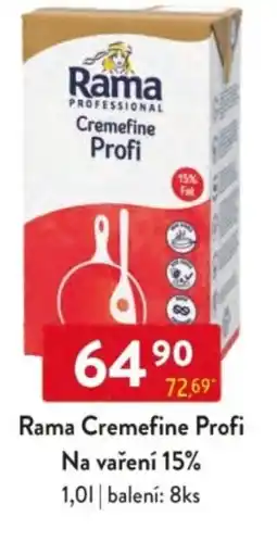 Qanto Rama Cremefine Profi Na vaření 15% nabídka