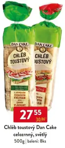 Qanto Chléb toustový Dan Cake celozrnný, světlý nabídka