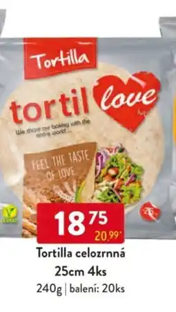 Qanto Tortilla celozrnná 25cm 4ks nabídka