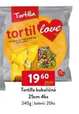 Qanto Tortilla kukuřičná 25cm 4ks nabídka