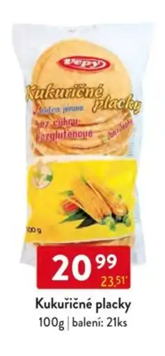 Qanto Kukuřičné placky nabídka