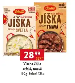 Qanto Vitana Jíška světlá, tmavá nabídka