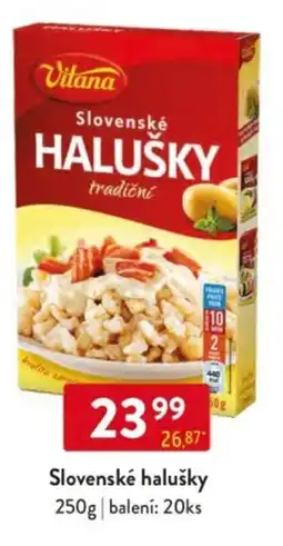 Qanto Vitana Slovenské halušky nabídka