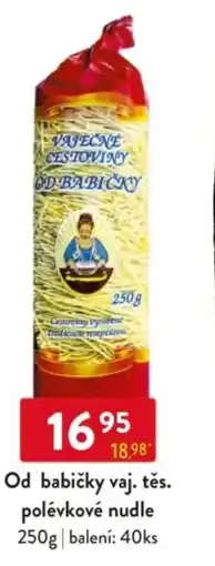 Qanto Od babičky vaj. těs. polévkové nudle nabídka