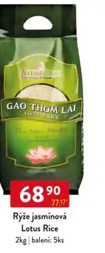 Qanto Rýže jasmínová Lotus Rice nabídka
