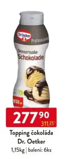 Qanto Dr. Oetker Topping čokoláda nabídka