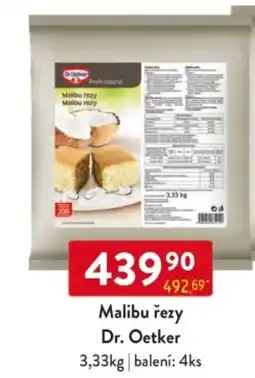 Qanto Dr. Oetker Malibu řezy nabídka