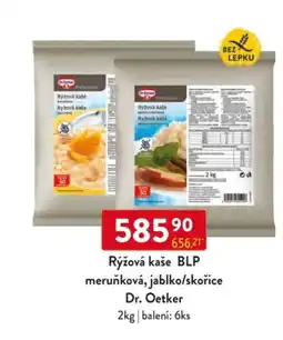 Qanto Dr. Oetker Rýžová kaše BLP meruňková, jablko/skořice nabídka