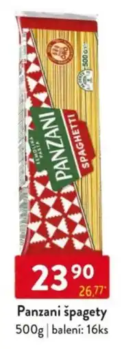Qanto Panzani špagety nabídka