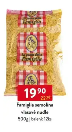 Qanto Famiglia semolina vlasové nudle nabídka
