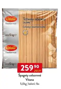 Qanto Vitana Spagety celozrnné nabídka