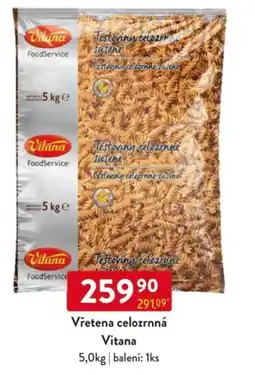 Qanto Vitana Vřetena celozrnná nabídka