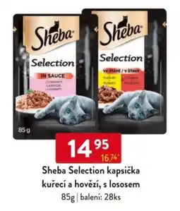 Qanto Sheba Selection kapsička kuřecí a hovězí, s lososem nabídka