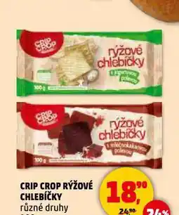 Penny Market Crip crop rýžové chlebíčky nabídka