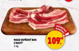 Penny Market Maso vepřový bok s kostí nabídka