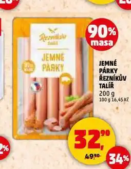 Penny Market Jemné párky nabídka
