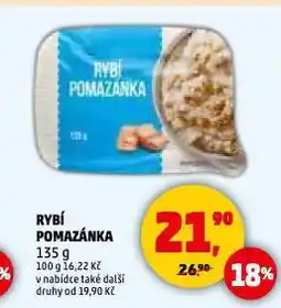 Penny Market Rybí pomazánka nabídka